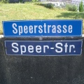 Tafel Speerstrasse
