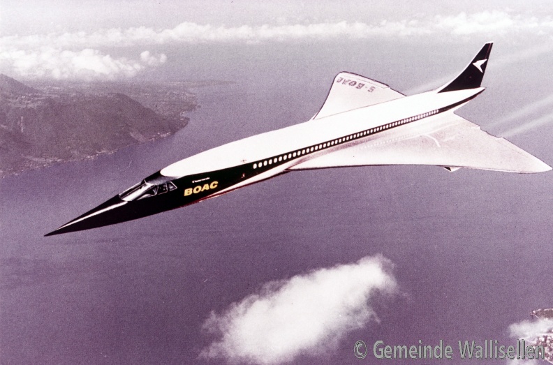 Flugzeug BOAC Concorde