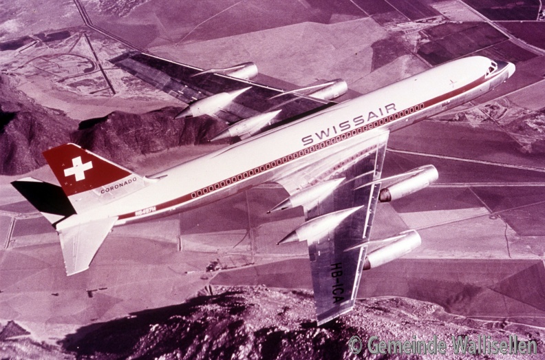 Flugzeug Swissair Coronado