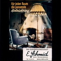 Reklame Elektrofachgeschäft E. Schmid