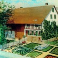 Gemälde Bauernhof Haller