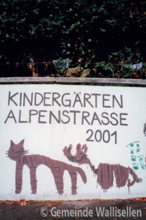 Katzen Gemälde Kindergärten Alpenstrasse